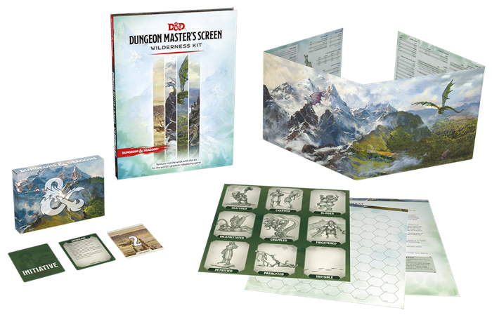 DnD Dungeon Masters Screen Wilderness Kit