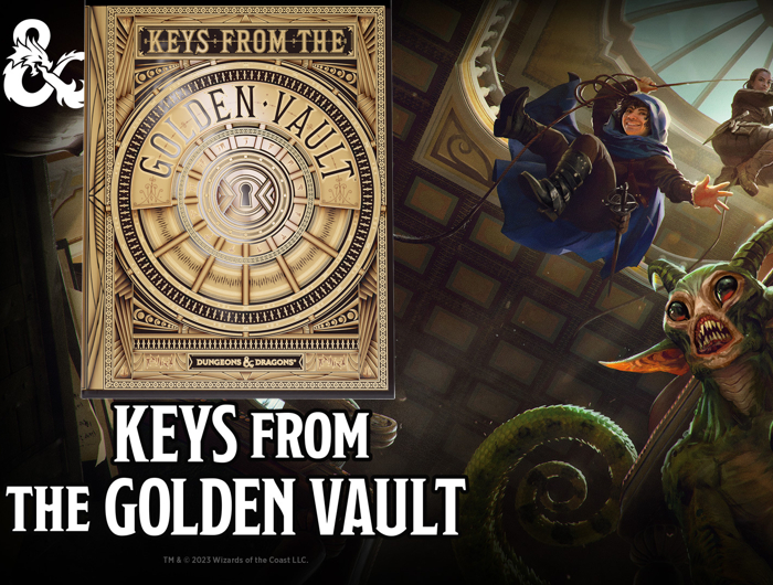 DnD Adventure Keys from the Golden Vault (Alternate Cover)